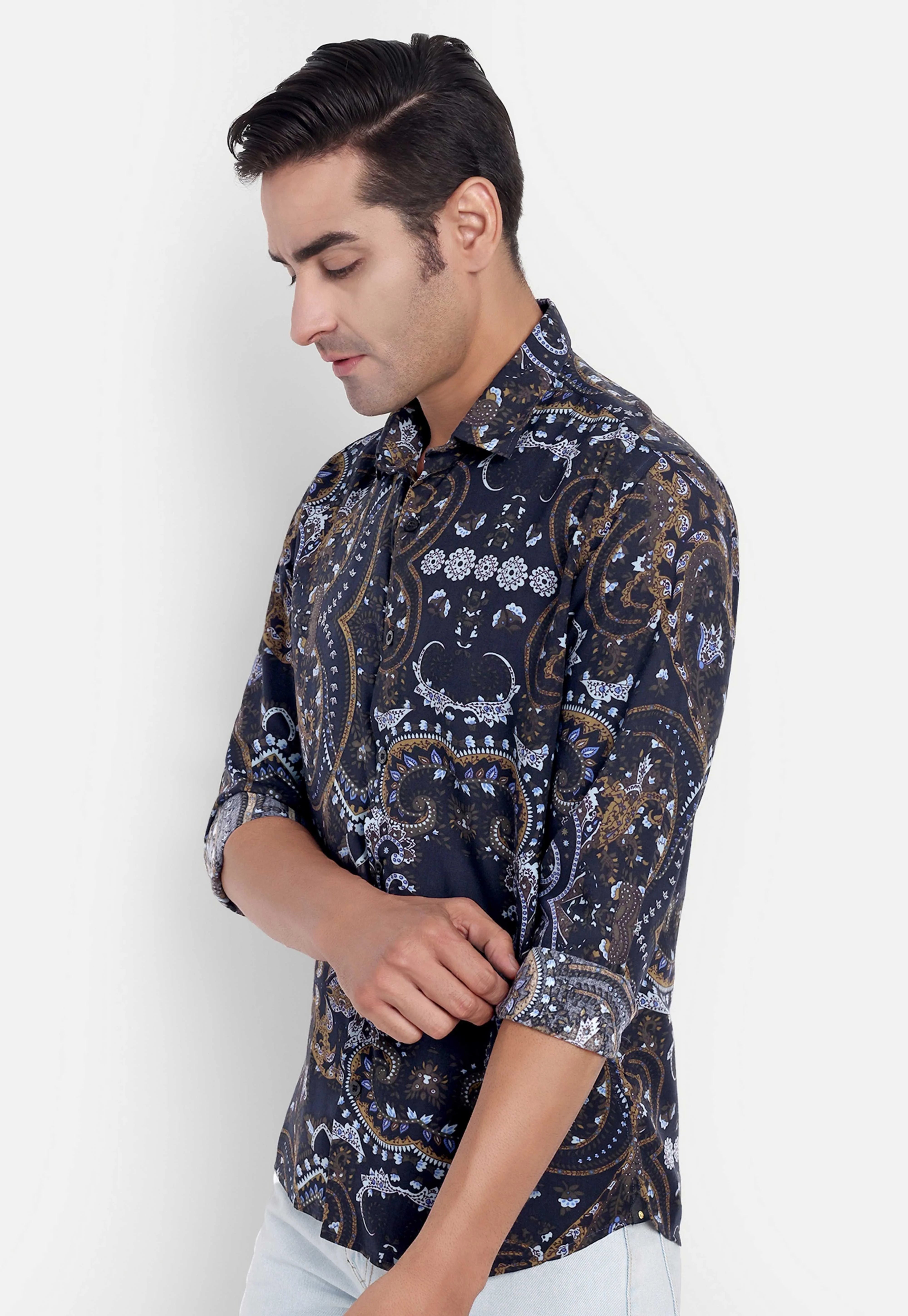 Blue Eclipse Full Sleeve Shirt